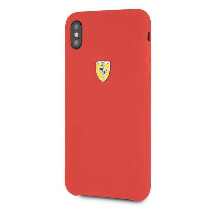 Ferrari SF Silicon Case Red for iPhone XS Max