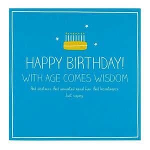 Pigment Happy Jackson With Age Comes Wisdom Greeting Card (12 x 17cm)