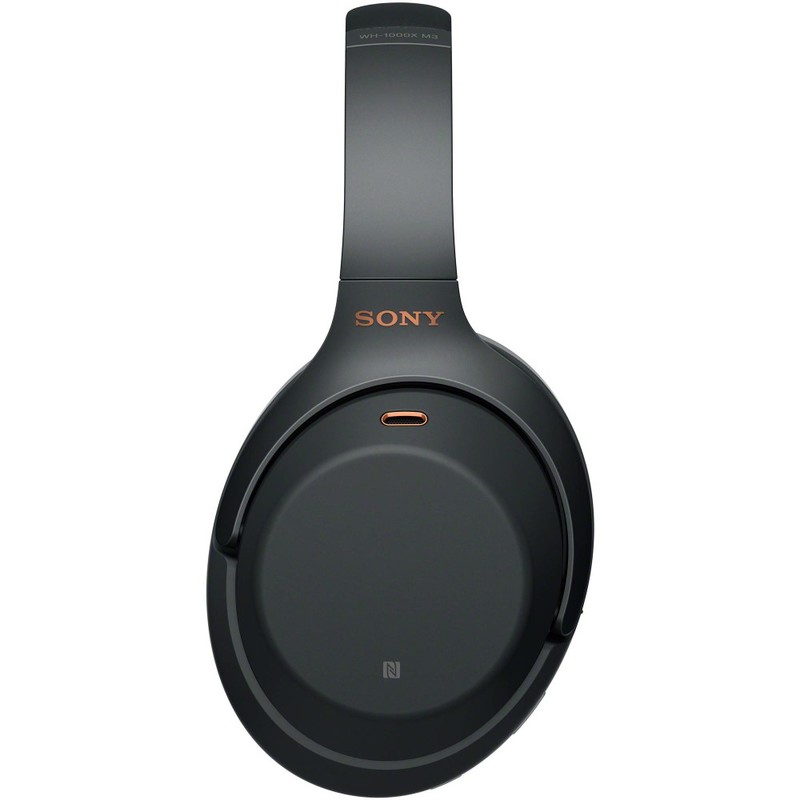 Sony WH-1000XM3 Wireless Noise-Cancelling Headphones With Mic For Calls Black