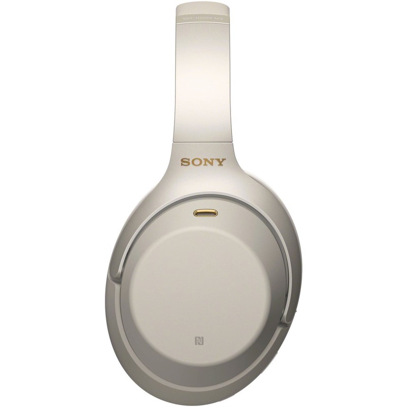 Sony WH-1000XM3 Wireless Noise-Cancelling Headphones With Mic For Calls Silver