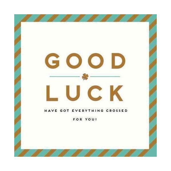 Pigment Alice Scott Good Luck Everything Crossed Greeting Card (160 x 156mm)