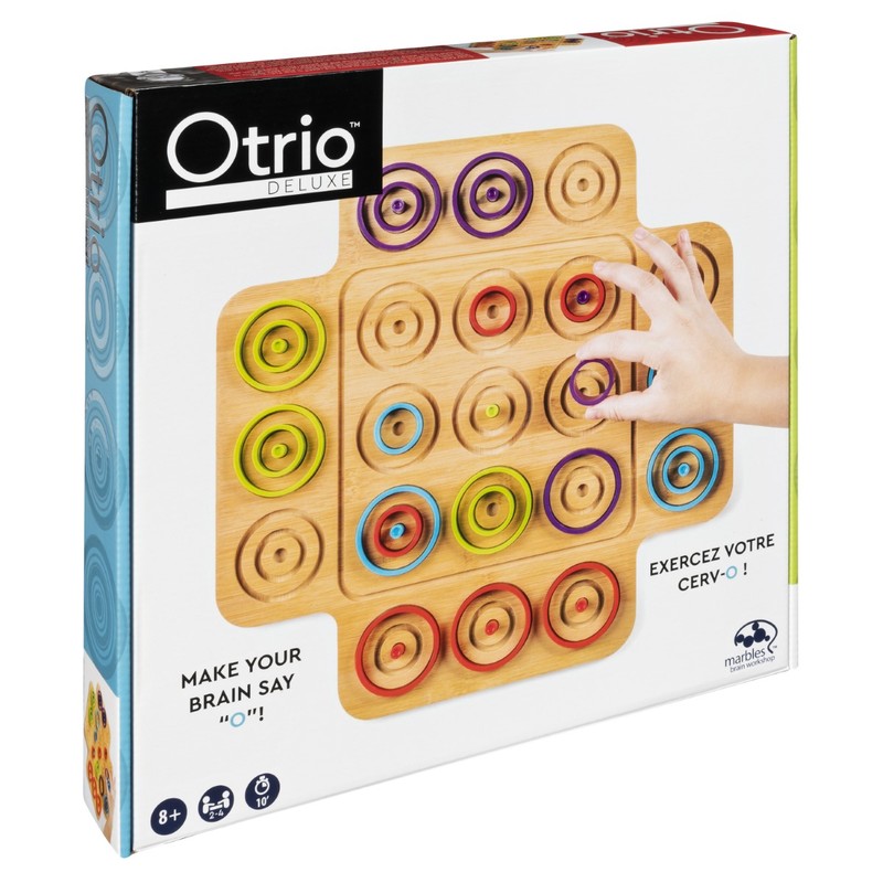 Otrio Wood Marble Game