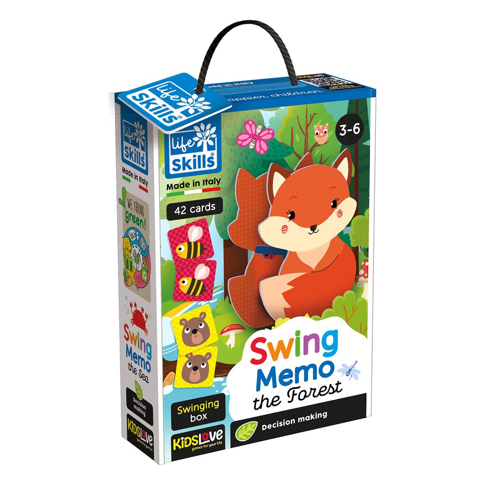 Kidslove Life Skills Swing Memo The Forest Learning Card Game