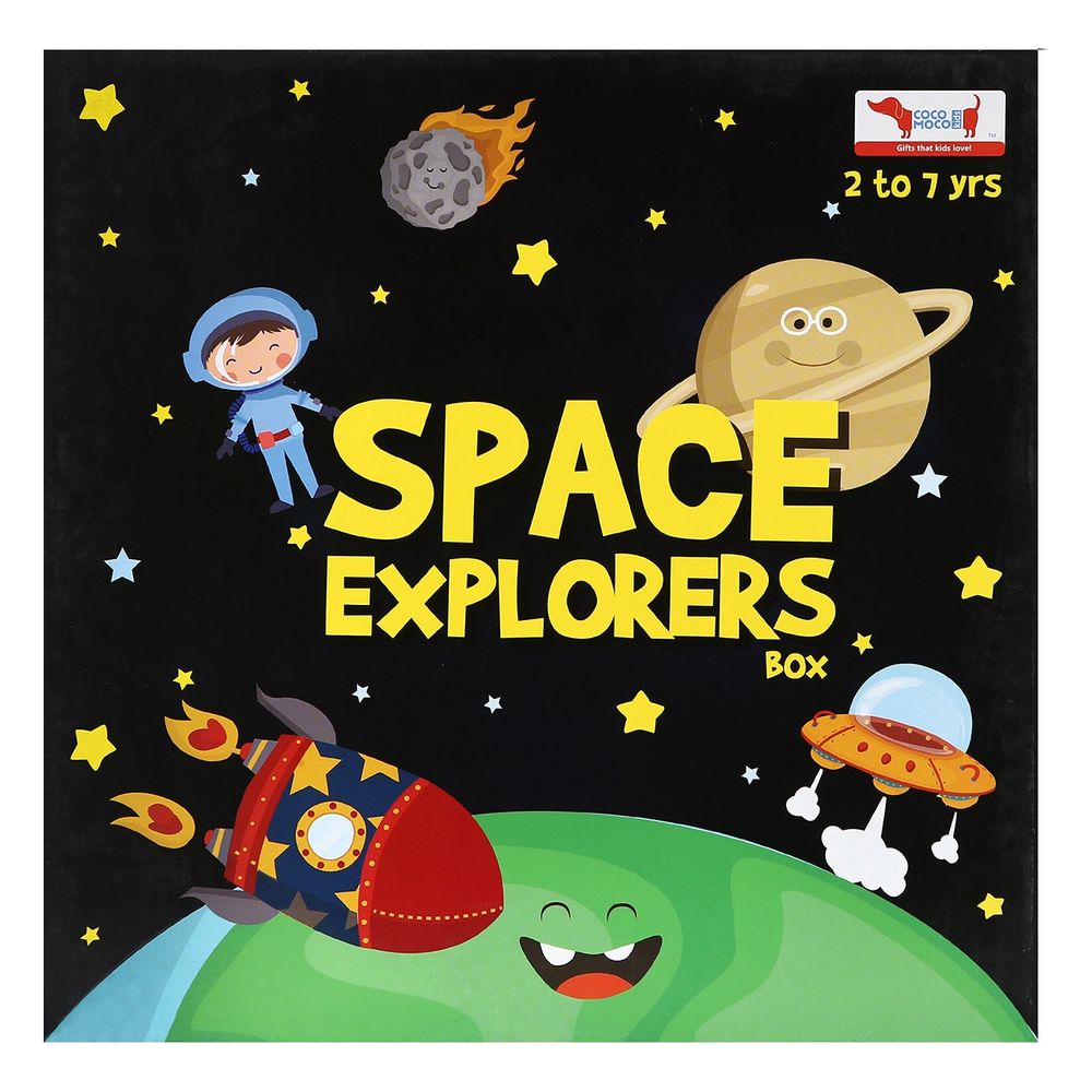 Cocomoco Kids Solar System Space Explorers Box Activity Box For Kids