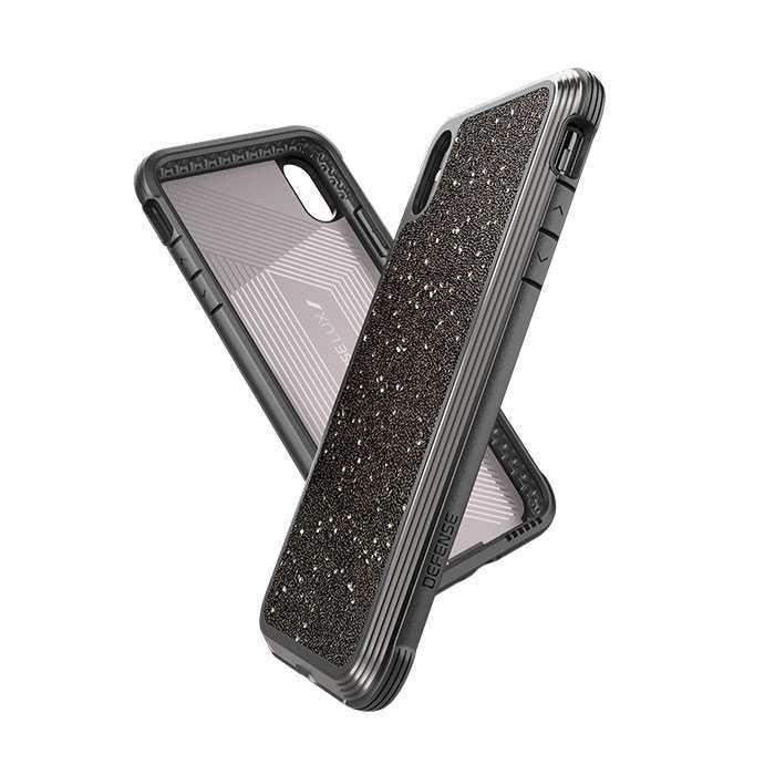 X-Doria Defense Lux Case Dark Glitter for iPhone XS Max