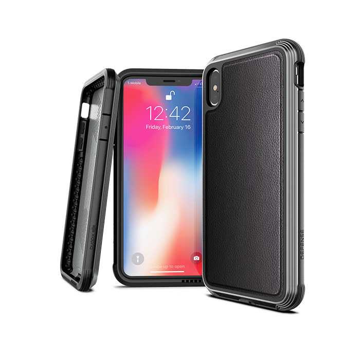 X-Doria Defense Lux Case Black Carbon Fiber for iPhone XS Max