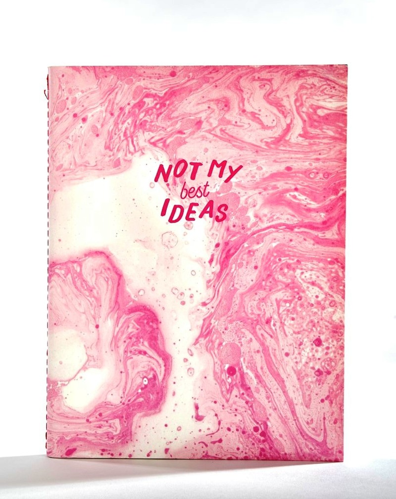 Skinny Dip Marble Notebook Not My Best Ideas