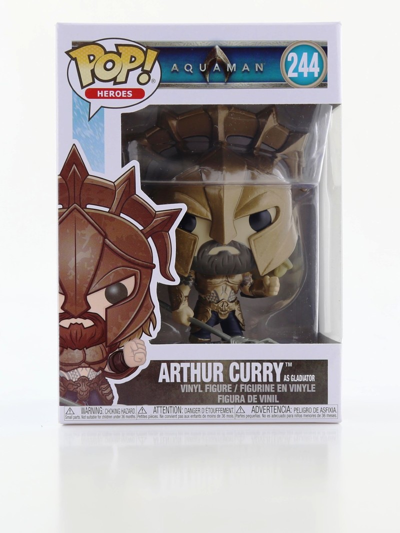 Funko Pop Heroes Aquaman Arthur Curry Gladiator Vinyl Figure