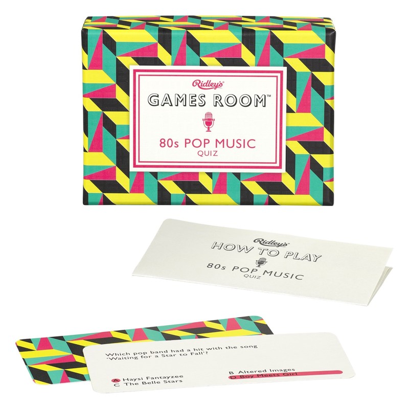 Ridley's Games Room 80's Pop Music Quiz