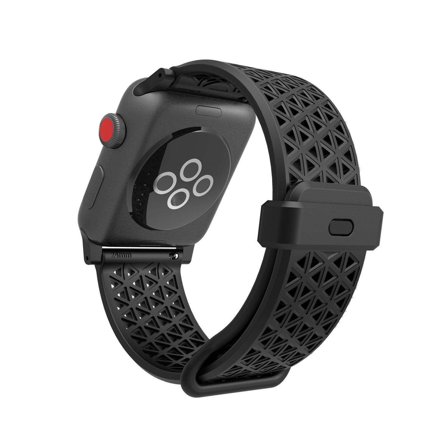 Catalyst Sports Bands Stealth Black for Apple Watch 42mm (Compatible with Apple Watch 42/44/45mm)