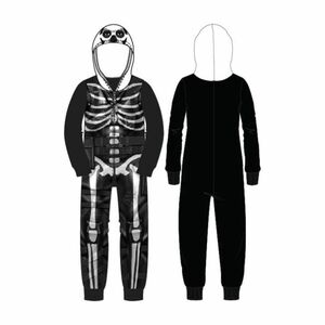 Fortnite Skeleton Kids Unisex Onesie Black/White