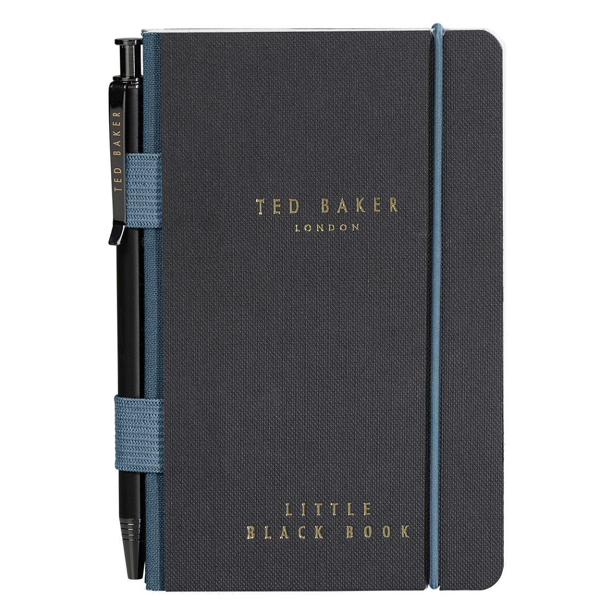 Ted Baker Mini Notebook & Pen Black Monkian