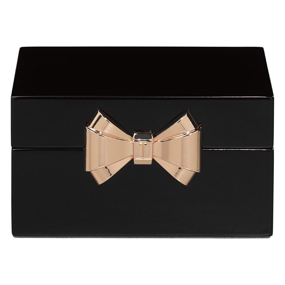 Ted Lacquer Small Black Jewellery Box