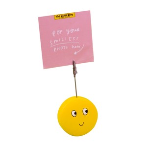 The Happy News Smiley Face Resin Clip Photo Holders