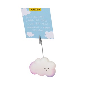 The Happy News Smiley Cloud Resin Clip Photo Holders