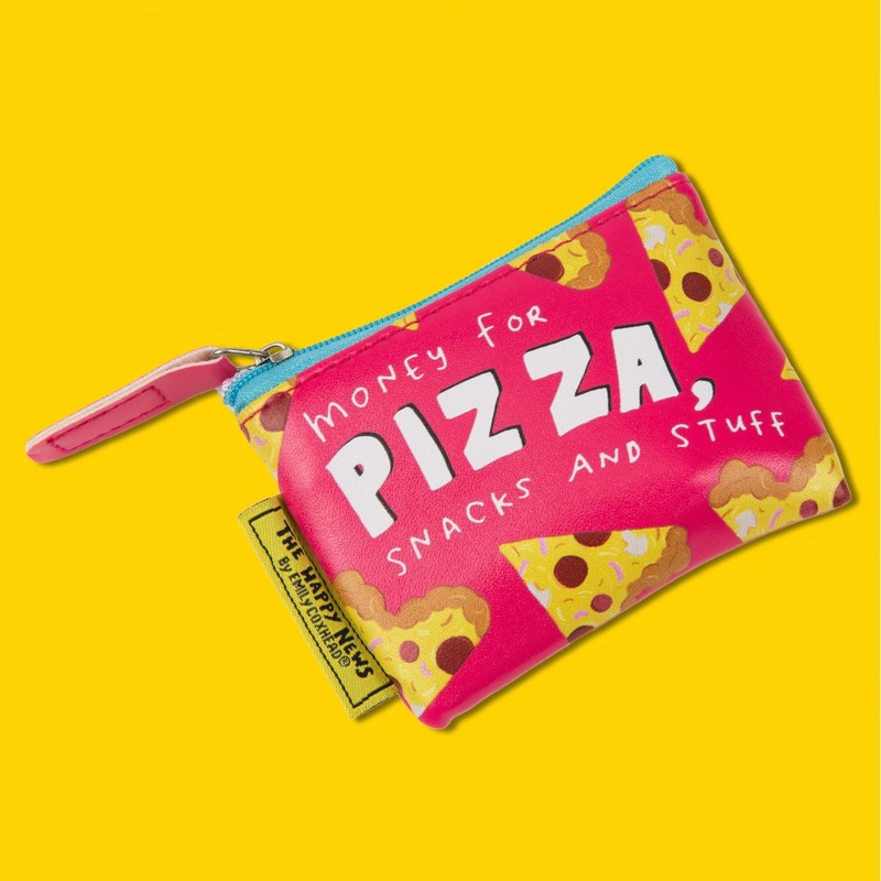 The Happy News Money for Pizza Small Purse