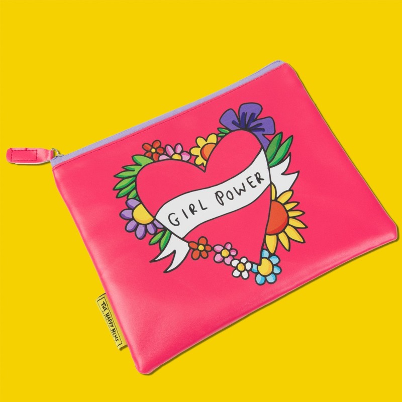 The Happy News Girl Power Large Pouch