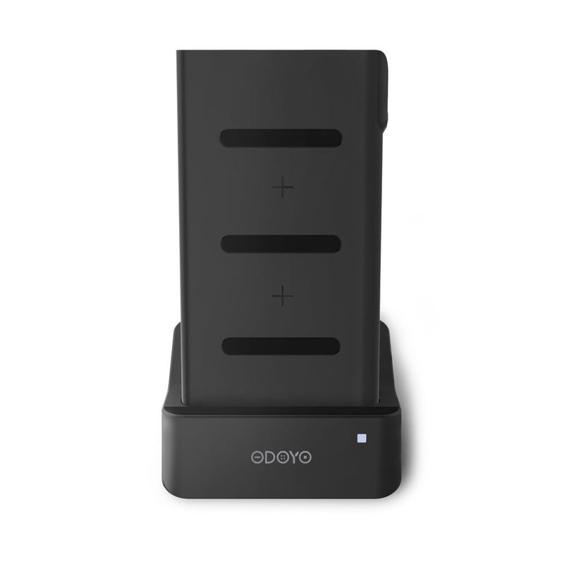 Odoyo Wireless Charging Dock & Portable Battery Pack 6000mAh Matte Black