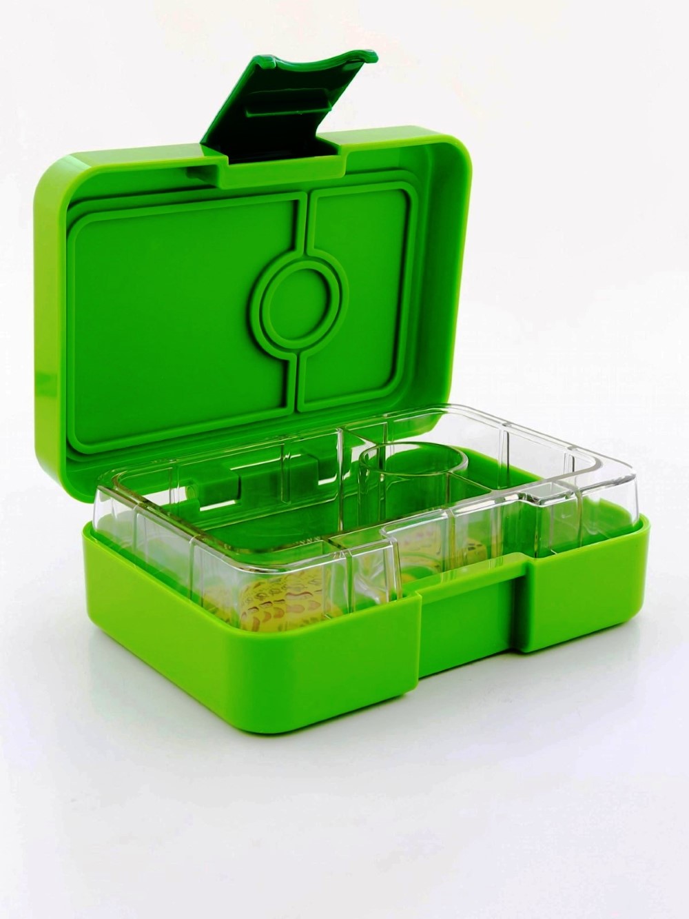 Yumbox Mini Snackbox Avocado Green (3 Compartments)