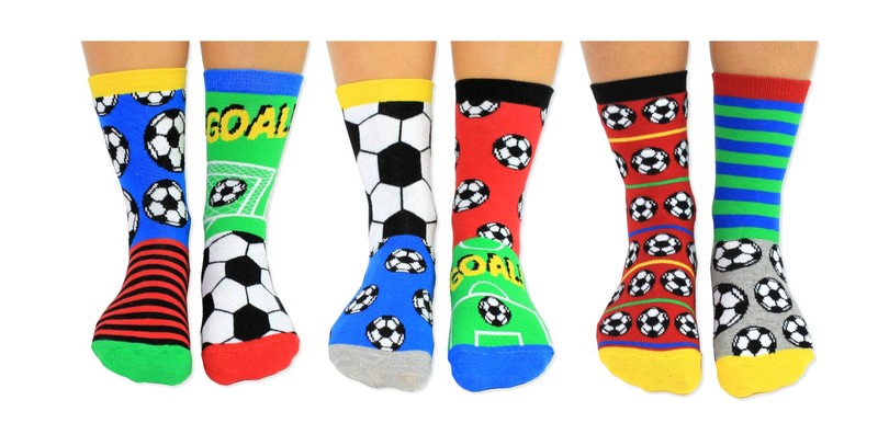 United Oddsocks Kick It Kids Socks (Size 6-12 UK)
