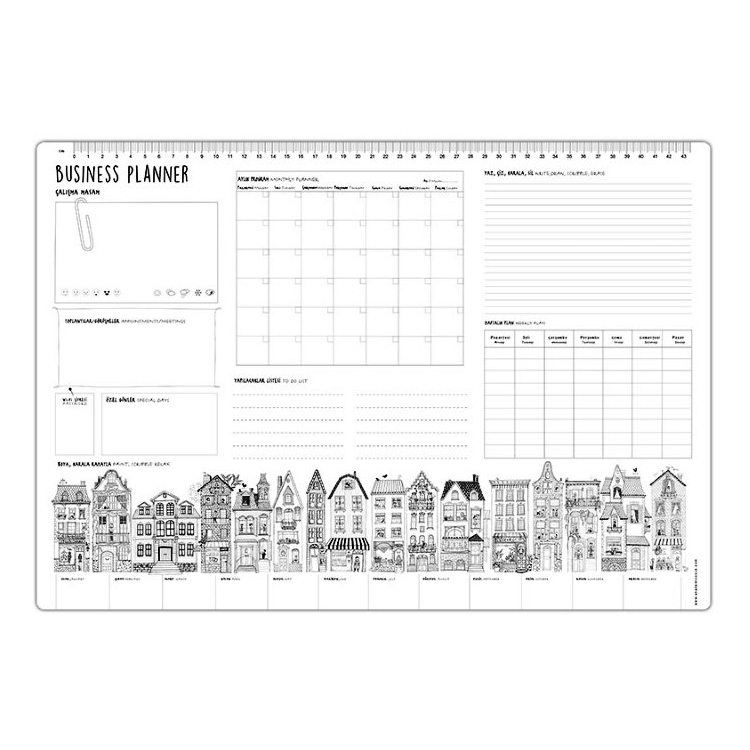Funny Mat Activity Placemat Business Planner