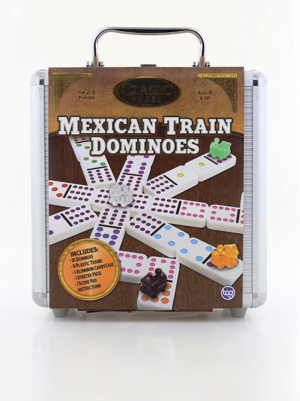 TCG Mexican Dominoes Tin Train