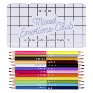 Yes Studio Mixed Emotions Colouring Pencils (Set of 12)