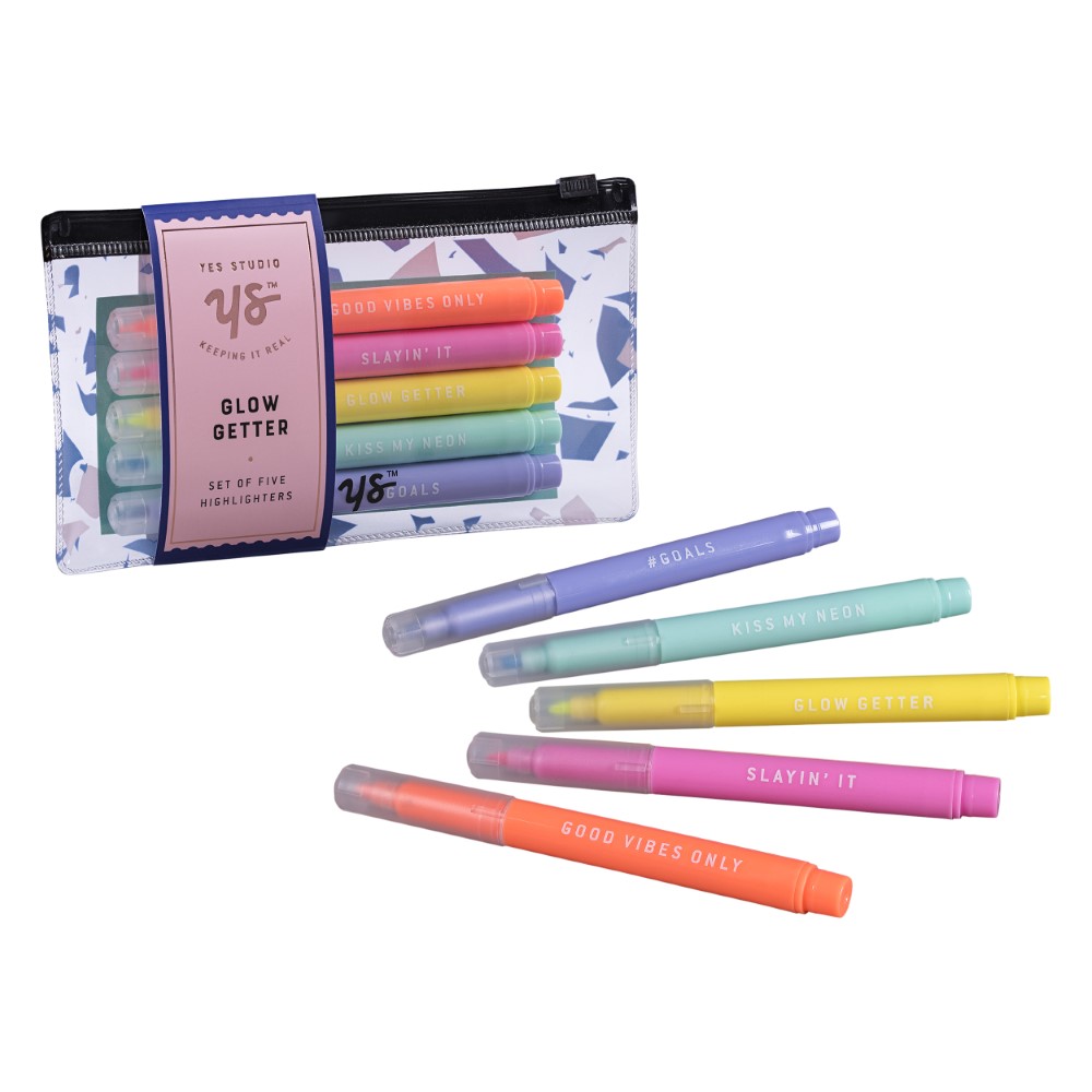 Yes Studio Highlighters (Set of 5)