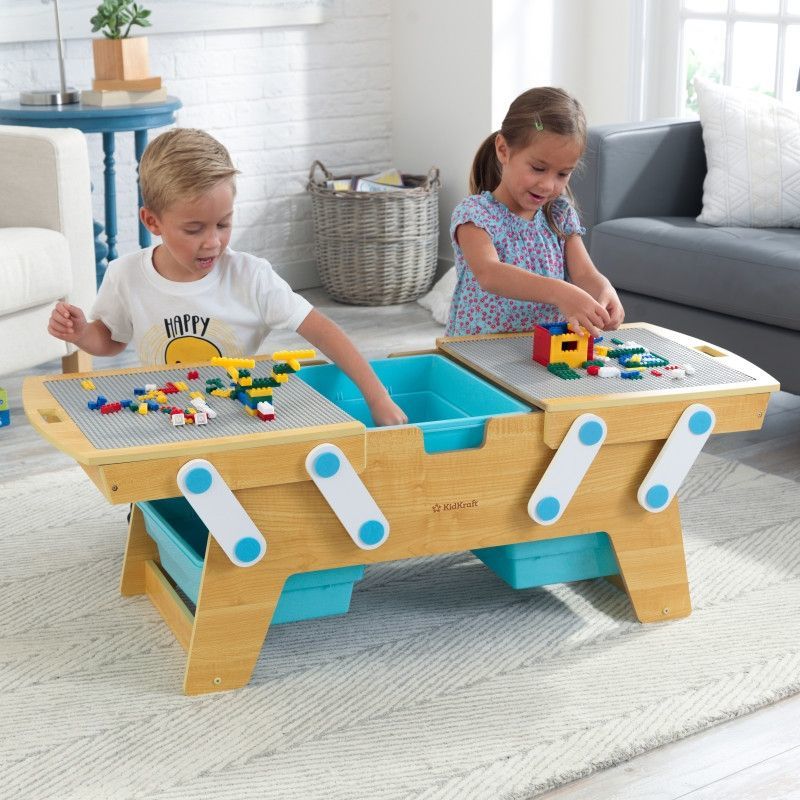 Kidkraft Building Bricks Play N Store Table Dollhouse