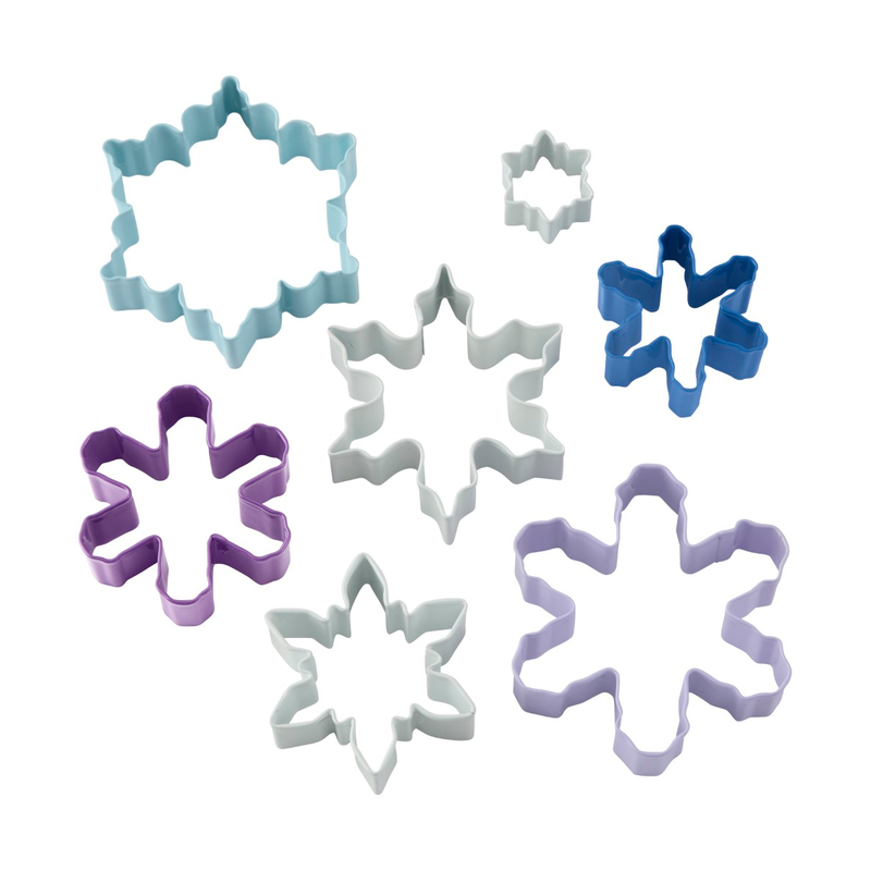 Wilton X'mas Cookie Cutters Snowflake (Set of 7)