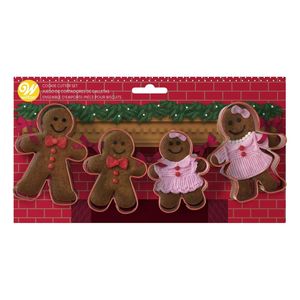Wilton X'mas Cookie Cutters Gingerbread Family (Set of 4)