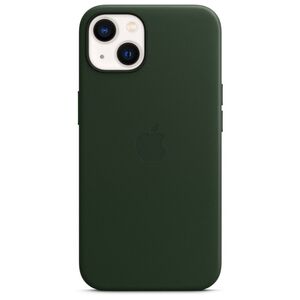 Apple Leather Case with Magsafe for iPhone 13 - Sequoia Green