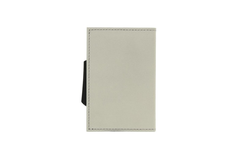 Ogon Cascade Aluminium & Leather Wallet Light Grey