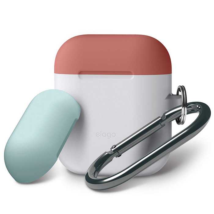 Elago Duo Hang Case Night Glow/Italian Rose/Coral Blue for AirPods