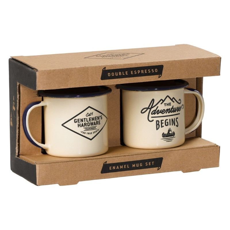 Gentlemen's Hardware Enamel Espresso Cups (Set of 2)
