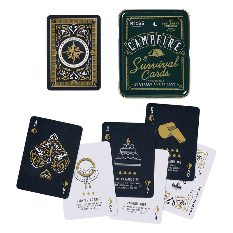 Gentlemen's Hardware Campfire Survival Cards