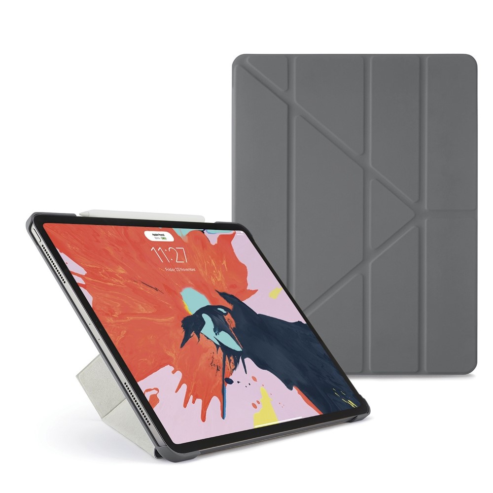 Pipetto Origami Case Dark Grey for iPad Pro 12.9-Inch 3rd Gen