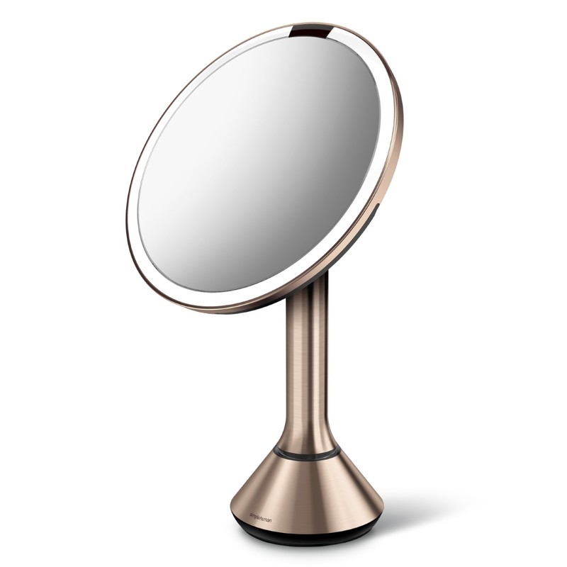 Simplehuman Sensor Touch Control Mirror Rose Gold 20cm