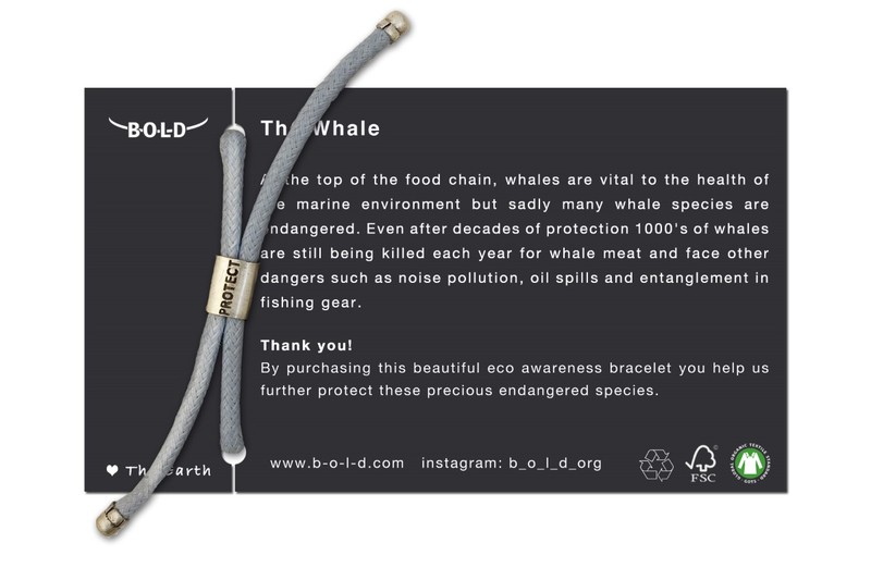 Native Bond Whale Endangered Eco Bracelet