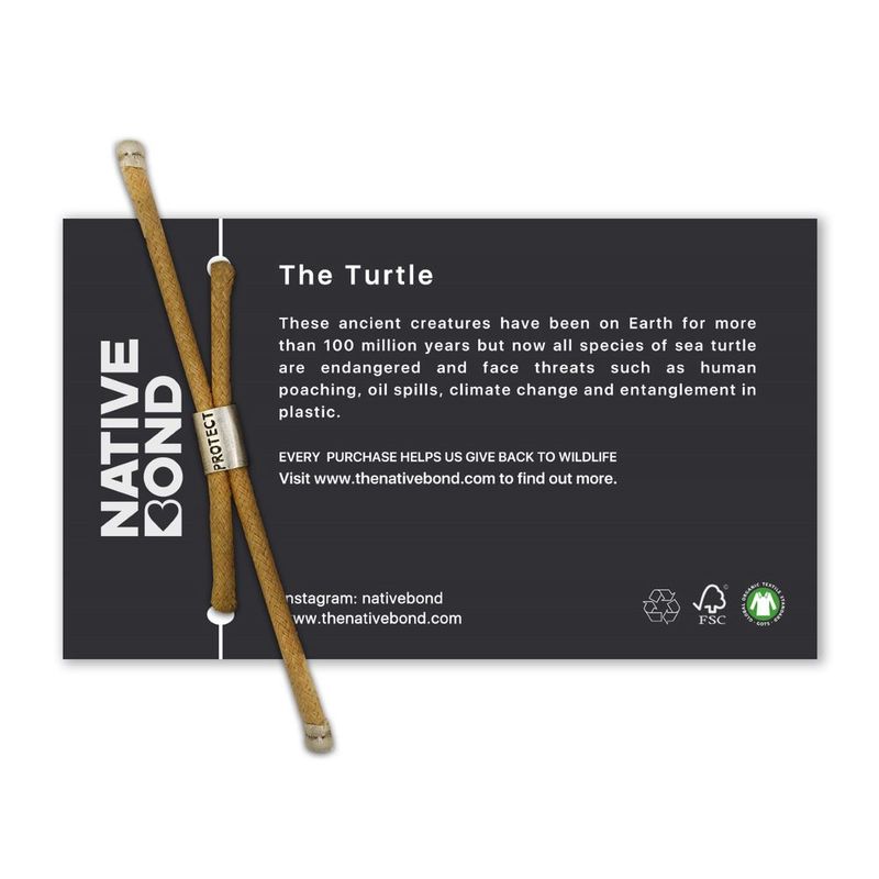 Native Bond Turtle Endangered Eco Bracelet