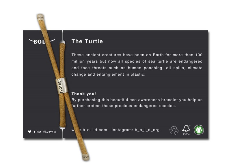 Native Bond Turtle Endangered Eco Bracelet