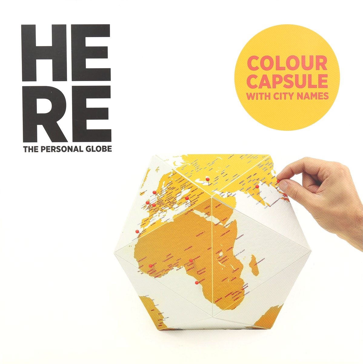 Here Small Personal Globe Color | Palomar
