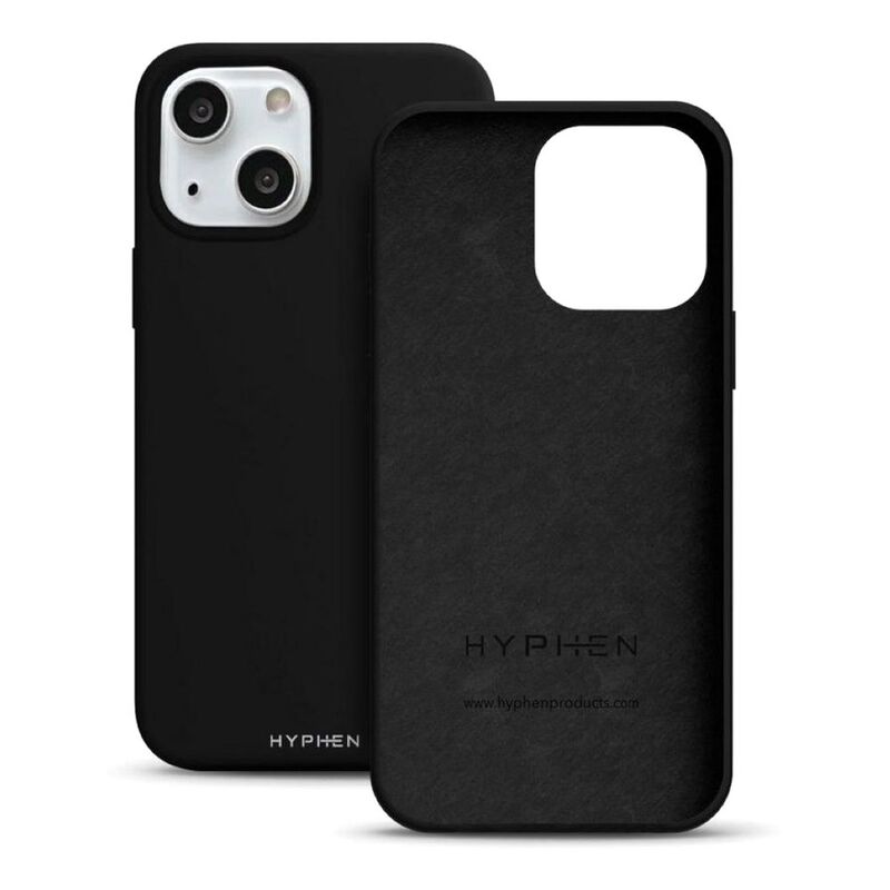 HYPHEN TINT Silicone Case for iPhone 13 Black