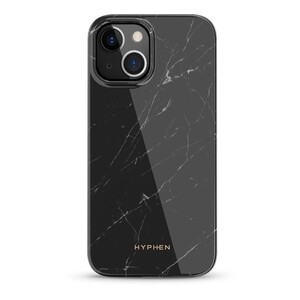 HYPHEN LUXE Marble Case for iPhone 13 Mini Black