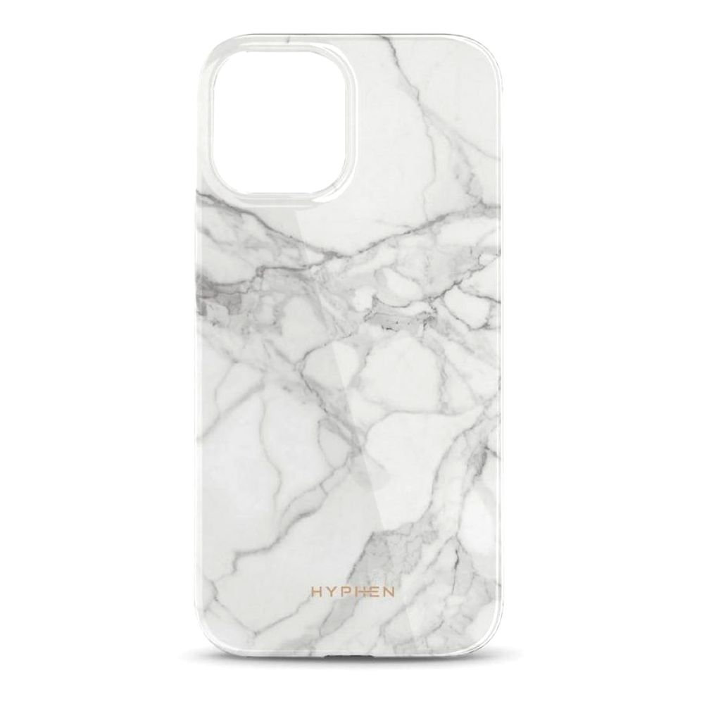 HYPHEN LUXE Marble Case for iPhone 13 Mini White
