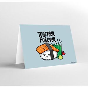 Mukagraf Together Forever Mini Greeting Card (10.3 x 7.3cm)