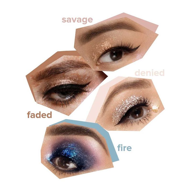 Lottie Eye Foil Fire Purple/Blue/Pink Shimmer Eyeshadow