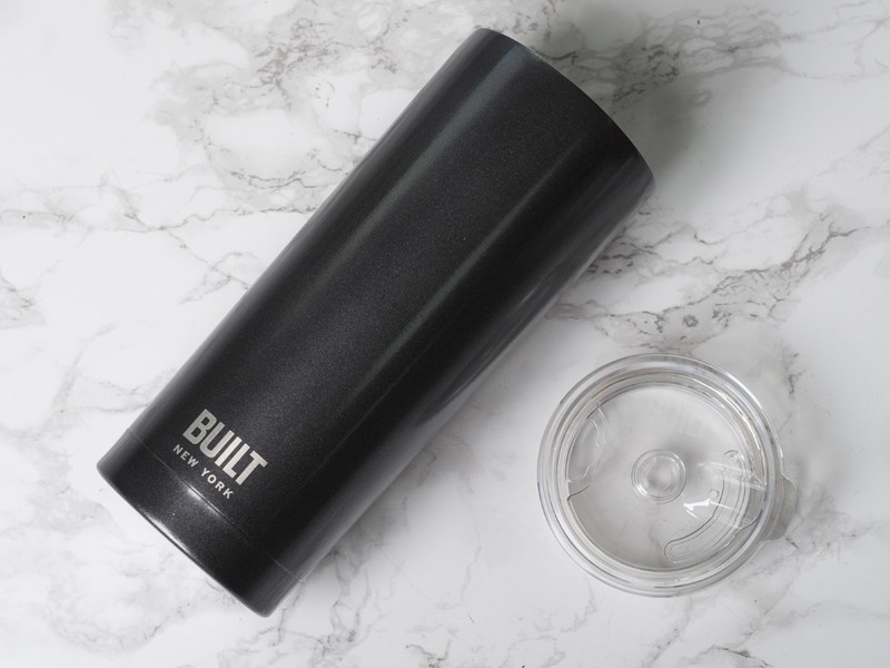 Built Double Walled Stainless Steel Water Tumbler Charcoal 590ml