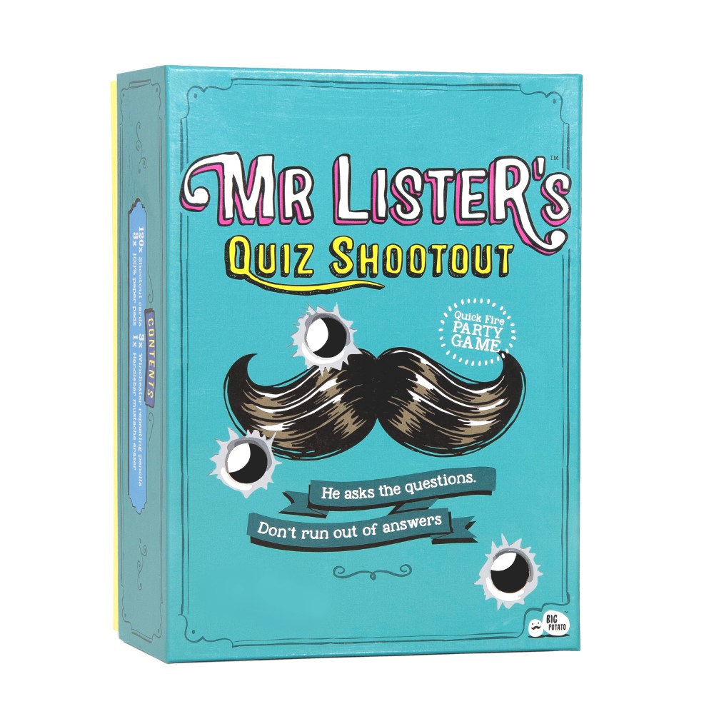Big Potato Mr. Lister's Quiz Shootout Card Game