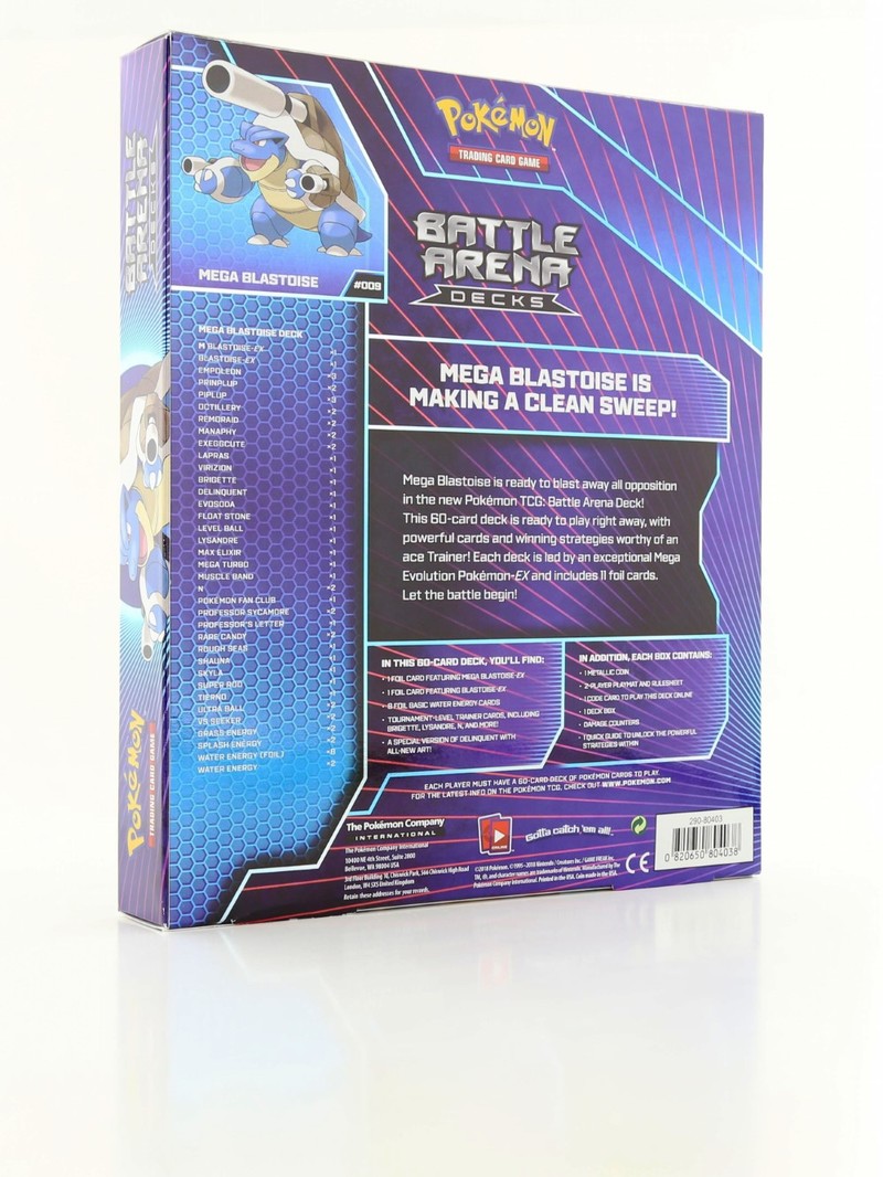 Mega Charizard X Vs. Mega Blastoise Battle Arena Decks